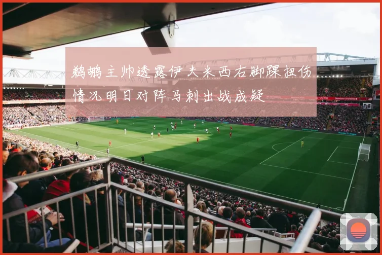 鹈鹕主帅透露伊夫米西右脚踝扭伤情况明日对阵马刺出战成疑